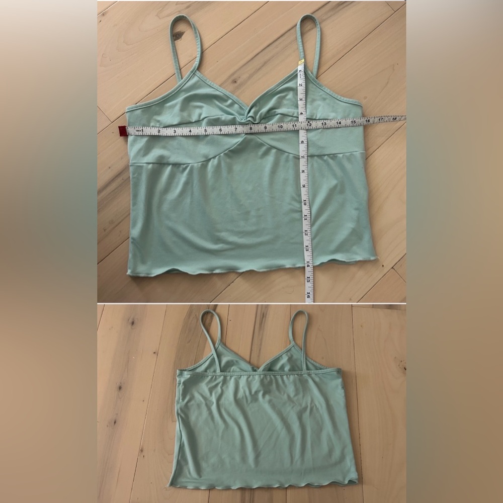 3 Piece Mint Green Women's Sleepwear Set*Cardigan/Tank/Pants NWOT Large - Picture 7 of 16